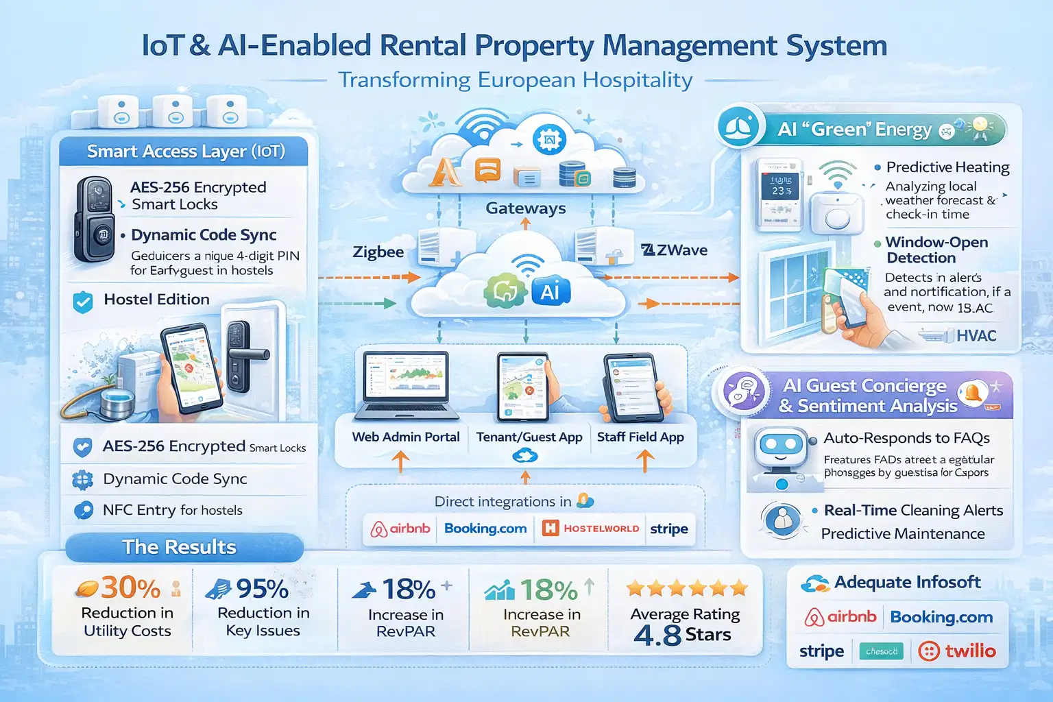 Rental property management platform dashboard