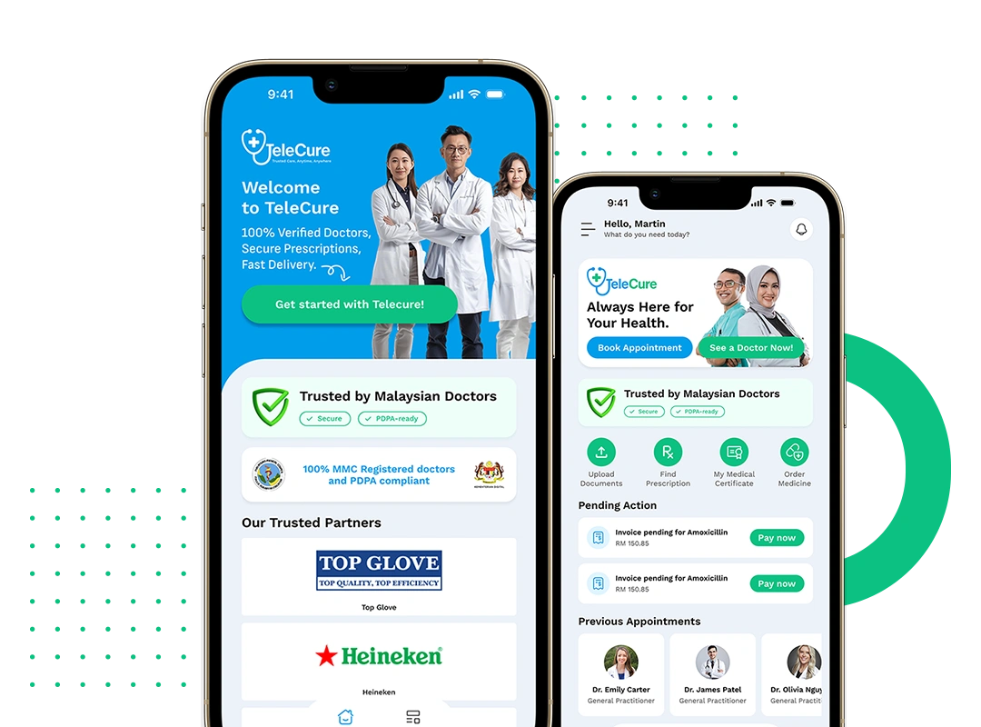 Telemedicine consultation platform interface